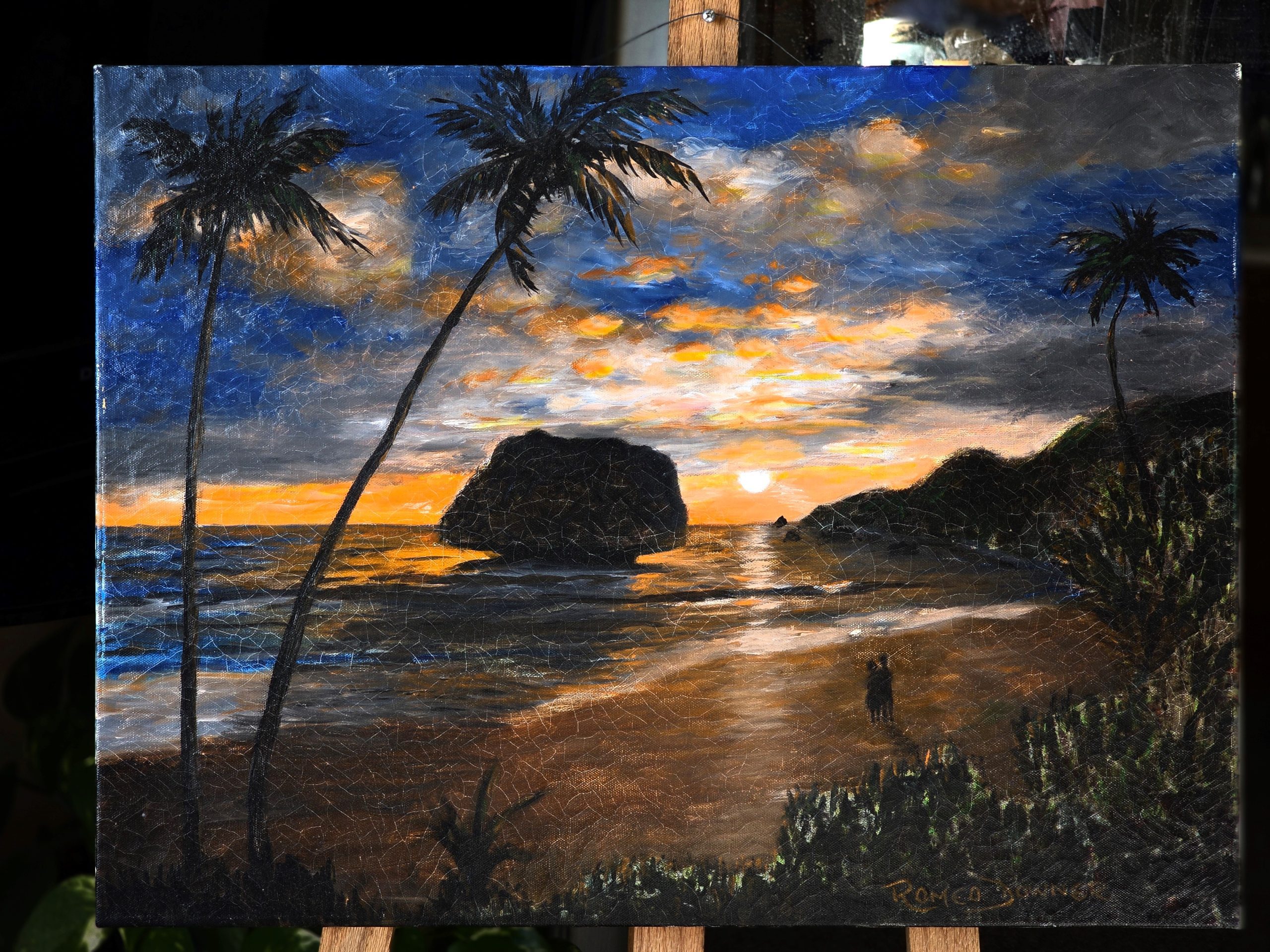 Sunset at Bathsheba, Barbodos